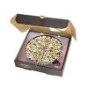 7" Yummy Scrummy chocolate pizza in open box