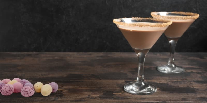 Easter Martinis Recipe Finish