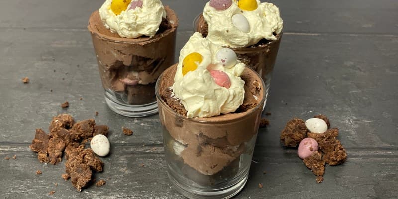 Easter Parfaits Recipe Finish